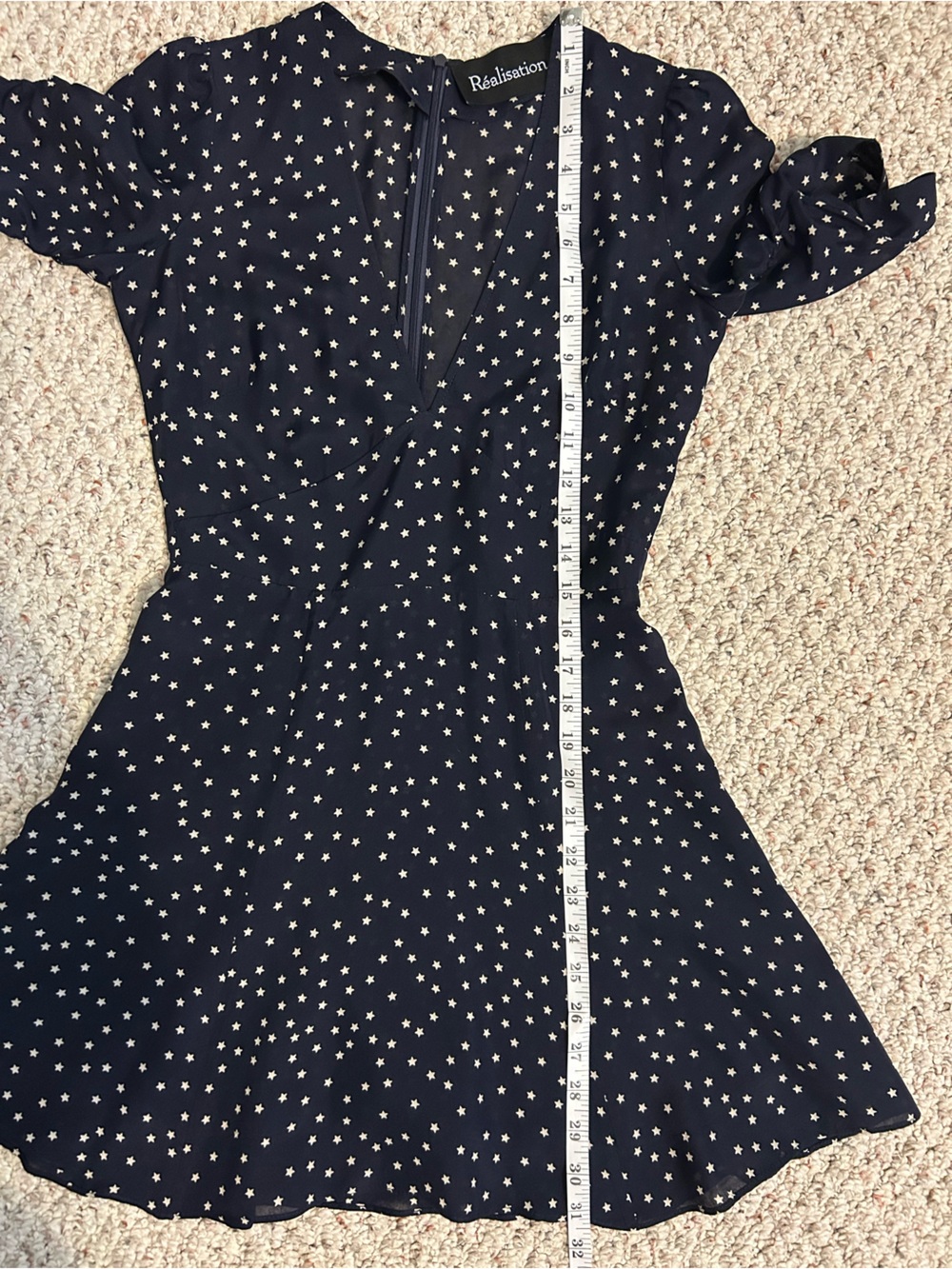 Realisaion Par Ozzie Dress - Navy Star - XS - Picture 14 of 14